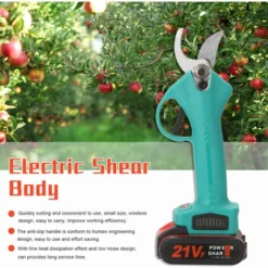 Potatore Elettrico A Batteria 21V Potatura Cesoia Efficiente Albero Da Frutto Bonsai Potatura Rami Taglierina Strumento Paesaggistico (Nero) -Husqvarni Negozio 77672743 5