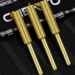 12 Punte Per Motosega, Affilatrice Diamantata Placcata In Titanio, Lima Per Motosega Elettrica Ad Alta Durezza (5,5 Mm) -Husqvarni Negozio 80420960 3