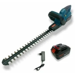 No Brand TAGLIASIEPI A BATTERIA TOSASIEPI 21V 5AH LAMA 50 CM DOPPIA BATTERIA