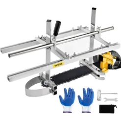 VEVOR 18-48 Pollici Segheria A Catena, Segheria A Catena Portatile In Acciaio, Motoseghe Planking Fresatura MG, Segheria A Catena Portatile Taglierina Da Legname (18"-48")