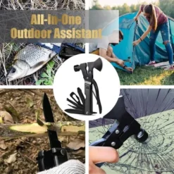 LITZEEMultitool Accessori Da Campeggio Gear & Survival Gear Mini Ax Hammer Multitool (Trucioli Di Legno) 8 LITZEEMultitool Accessori Da Campeggio Gear & Survival Gear Mini Ax Hammer Multitool (Trucioli Di Legno) -Husqvarni Negozio 88937275 4