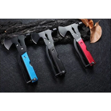 LITZEEMultitool Accessori Da Campeggio Gear & Survival Gear Mini Ax Hammer Multitool (Trucioli Di Legno) 5 LITZEEMultitool Accessori Da Campeggio Gear & Survival Gear Mini Ax Hammer Multitool (Trucioli Di Legno) - immagine 5