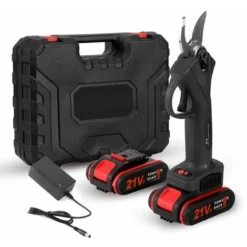 Potatore Elettrico A Batteria 21V Potatura Cesoia Efficiente Albero Da Frutto Bonsai Potatura Rami Taglierina Strumento Paesaggistico (nero, Spina Europea)