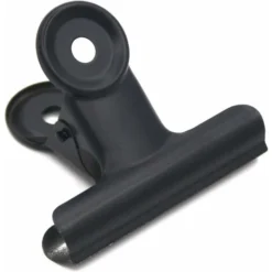 MINKUROW Confezione Da 12 Graffette Nere Per Raccoglitori/morsetti Per Documenti Con Cerniere In Metallo Per Artigianato, Disegni, Foto, Cucina Domestica E Uso In Ufficio (nero, Larghezza 63 Mm)