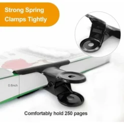 MINKUROW Confezione Da 12 Graffette Nere Per Raccoglitori/morsetti Per Documenti Con Cerniere In Metallo Per Artigianato, Disegni, Foto, Cucina Domestica E Uso In Ufficio (nero, Larghezza 63 Mm) -Husqvarni Negozio 91850266 3
