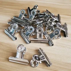 MINKUROW Bulldog Clip 38mm Raccoglitore Di Carta Rotondo Fermacarte In Metallo Argento Forniture Per Ufficio A Casa - 12 Pezzi -Husqvarni Negozio 91850270 4