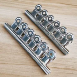 MINKUROW Bulldog Clip 38mm Raccoglitore Di Carta Rotondo Fermacarte In Metallo Argento Forniture Per Ufficio A Casa - 12 Pezzi -Husqvarni Negozio 91850270 5
