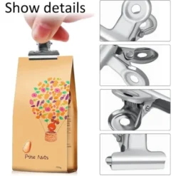 MINKUROW Clip Per Bulldog, 50 Pezzi 22mm Clip Per Raccoglitore Bulldog Clip Per Raccoglitore Per Ufficio Graffette Per Raccoglitore Di File Clip In Metallo, Per Foto Forniture Per Ufficio A Casa (Arge 7 MINKUROW Clip Per Bulldog, 50 Pezzi 22mm Clip Per Raccoglitore Bulldog Clip Per Raccoglitore Per Ufficio Graffette Per Raccoglitore Di File Clip In Metallo, Per Foto Forniture Per Ufficio A Casa (Arge -Husqvarni Negozio 91850485 3