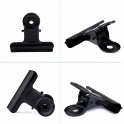 MINKUROW Piccole Clip, 50 Clip In Metallo Per Raccoglitori Bulldog, 22 Mm Fermagli Per Carta Bulldog, Clip A Cerniera Nere Per Sacchetti Di Cibo, Foto, Articoli Per La Casa E L'ufficio (nero) -Husqvarni Negozio 91850506 3