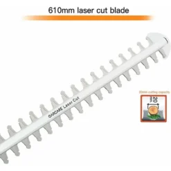 GACARE Tagliasiepi Elettrico Professionale 600W,Lunghezza Lama: 610 Mm/24 Inch -Husqvarni Negozio 92186528 3