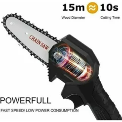 MINI SEGA ELETTRICA A BATTERIA 24V MOTOSEGA PORTATILE POTATURA DA GIARDINO -Husqvarni Negozio 92488987 4