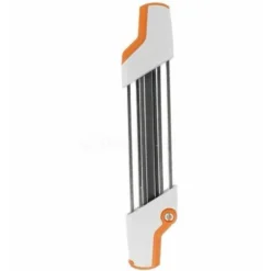 Affilacatena Per Motosega 2 In 1 Utensili Per Smerigliatrice Per Affilare I File Facili Per STIHL, Lima E Misuratore Di Profondità In Un Unico Strumento Ergonomico (bianco E Arancione) 4,0 Mm
