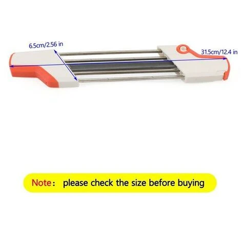 Affilacatena Per Motoseghe 2 In 1 Strumenti Per Smerigliatrice Per Affilare I File Facili Per STIHL, Lima E Lima Per Misuratori Di Profondità In Un Unico Strumento Ergonomico (bianco E Arancione) 4,8 4 Affilacatena Per Motoseghe 2 In 1 Strumenti Per Smerigliatrice Per Affilare I File Facili Per STIHL, Lima E Lima Per Misuratori Di Profondità In Un Unico Strumento Ergonomico (bianco E Arancione) 4,8 - immagine 4