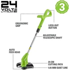 Greenworks Potatore Ad Asta, 24V, 20 Cm Lunghezza Spada Con Batteria 2Ah E Caricabatterie -Husqvarni Negozio 93981574 3