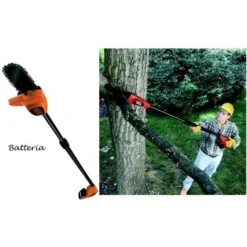 Black & Decker Sega Potatrice A Batteria Telescopica Elettrica Elettrosega Potatore Svettatoio