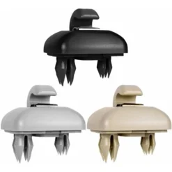 LITZEE 2 Pezzi Gancio Per Tronco E Morsetto Clip Per Visiera Parasole Interna, MoreChioce 8U0857562A Gancio Appendiabiti Per Visiera Parasole In Plastica Adatto A1 A3 A4L A5 A6L A7 Q3 Q5 Q7 TT 8E08575 -Husqvarni Negozio 96300305 3